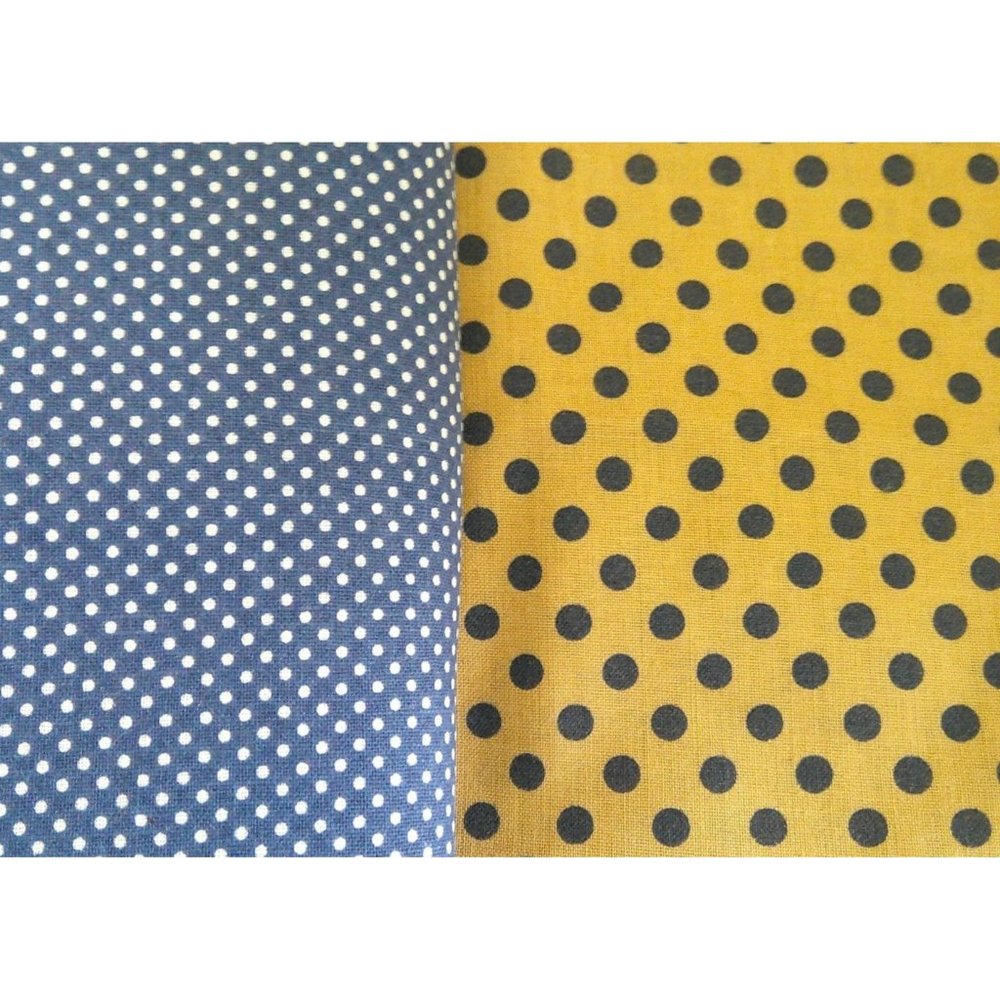 Polka Dot Fabric * Multiple Pieces * Sewing * Quilting * Blankets * F211 ah